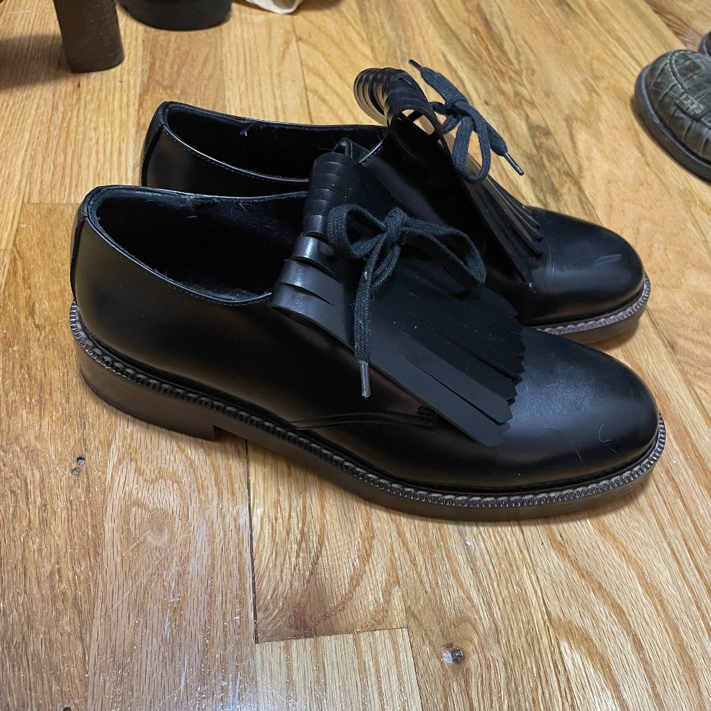Marni Loafers With Detatchable Fringe Detail
